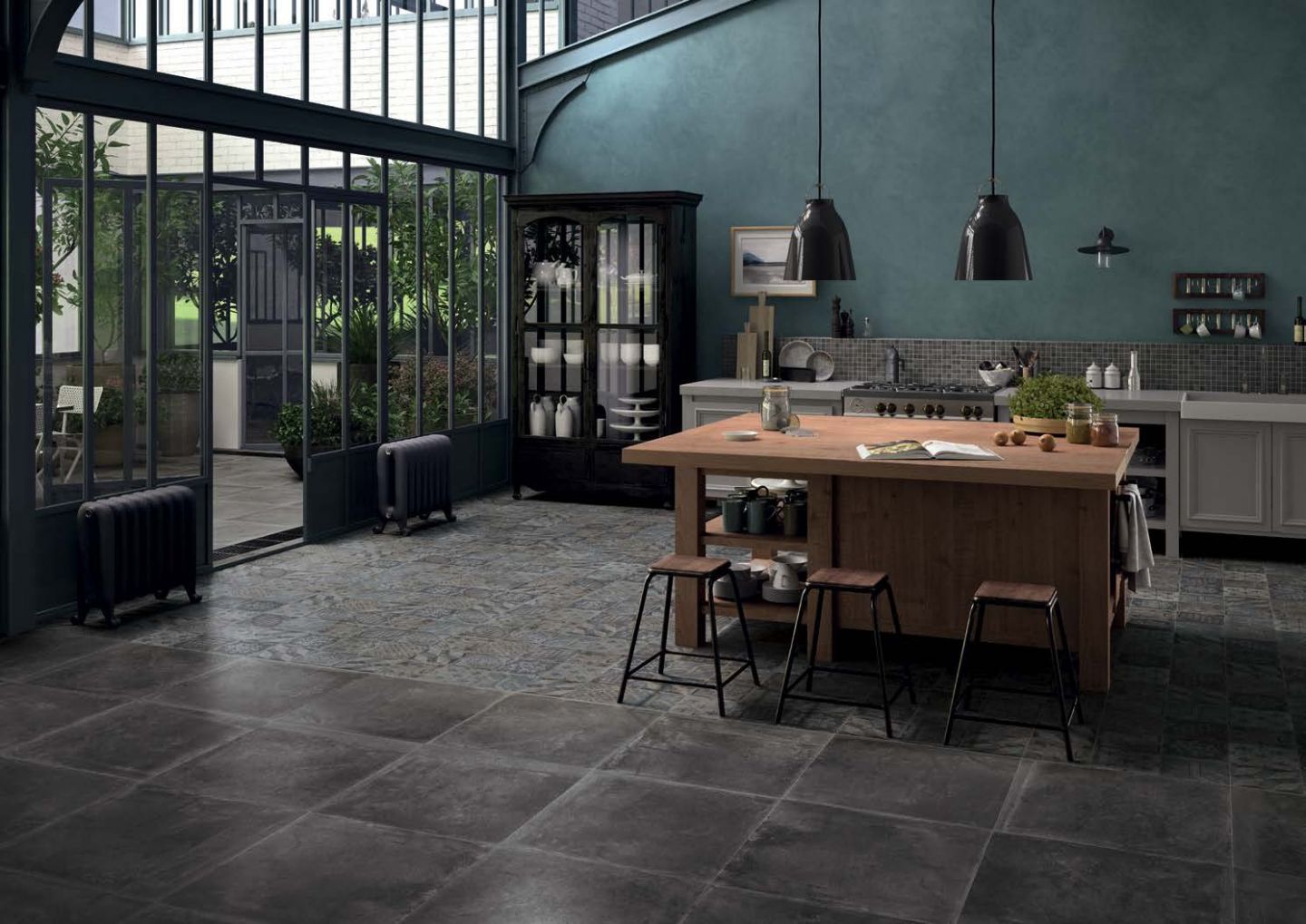 Provenza - Dust - Dust Black nat 60x60 cm